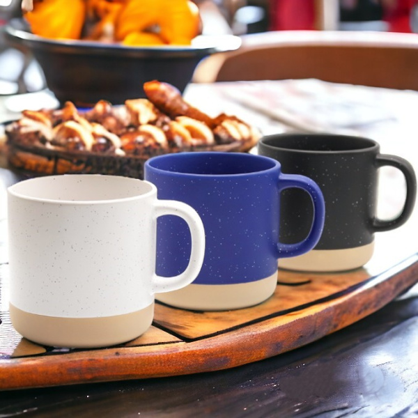 Кружка керамическая "Идеал" 380 мл. / Матовое покрытие, двухцветная